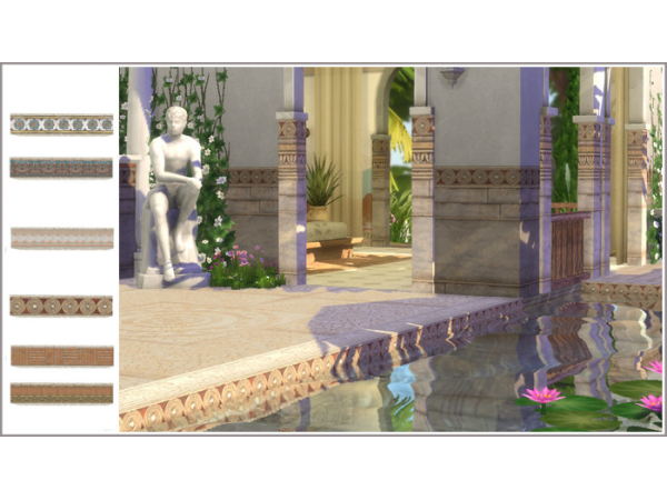 Alpha Minos Pool Trims by philo - The Sims 4 Custom Content