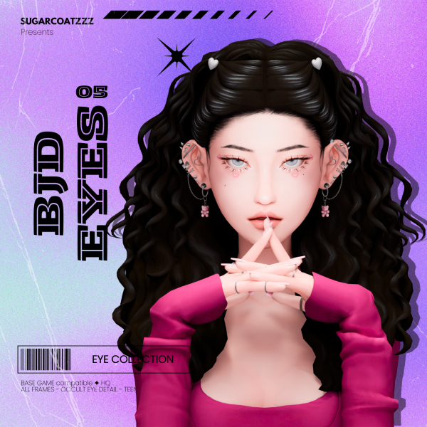 Maxis Match bjd eyes 05 by simsfinds - The Sims 4 Custom Content