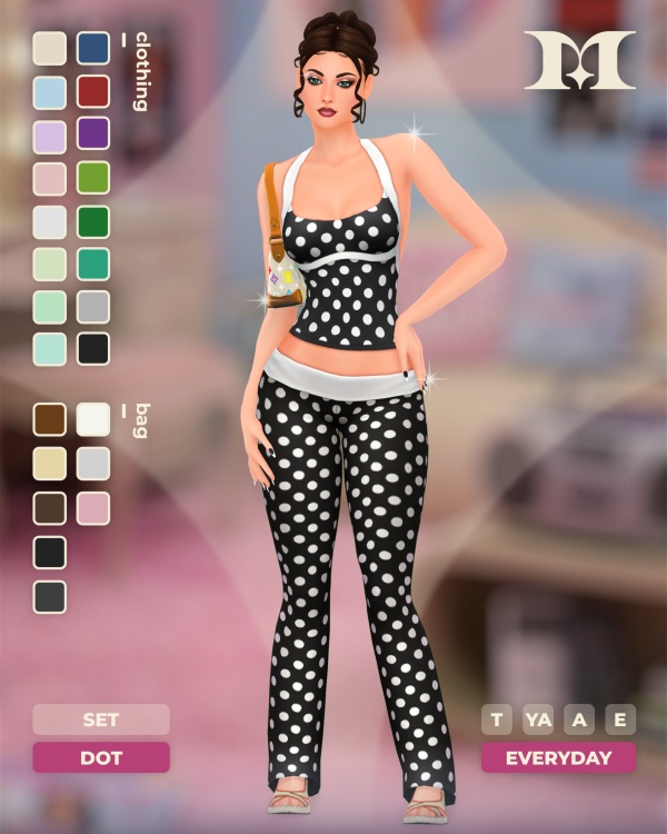 Maxis Match Dot Set by simsfinds - The Sims 4 Custom Content