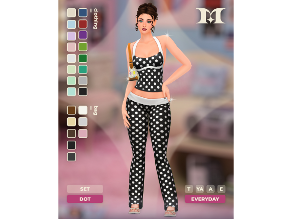 Maxis Match Dot Set by milliancc - The Sims 4 Custom Content