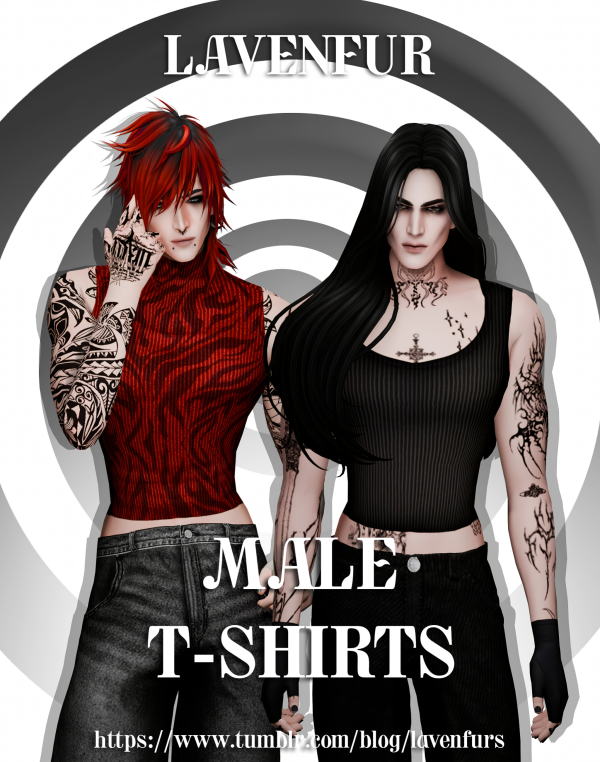 Maxis Match 𝙻𝙰𝚅𝙴𝙽𝙵𝚄𝚁 𝙼𝙰𝙻𝙴 𝚃 𝚂𝙷𝙸𝚁𝚃𝚂 by simsfinds - The Sims 4 Custom Content