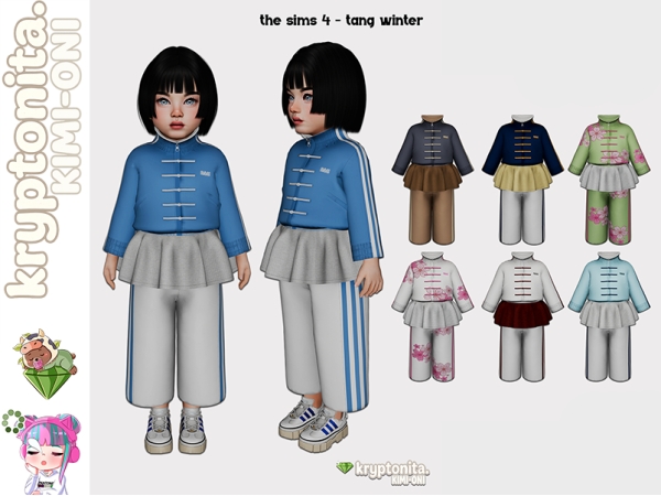 Maxis Match tang toddler by kryptonita - The Sims 4 Custom Content