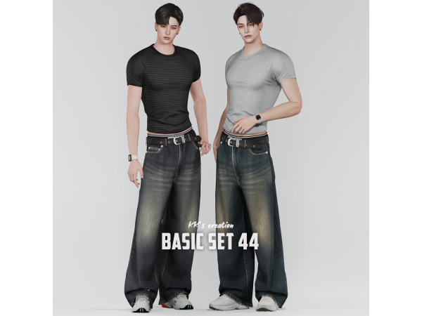 Alpha [KK] BASIC SET 44 by KK_creations - The Sims 4 Custom Content