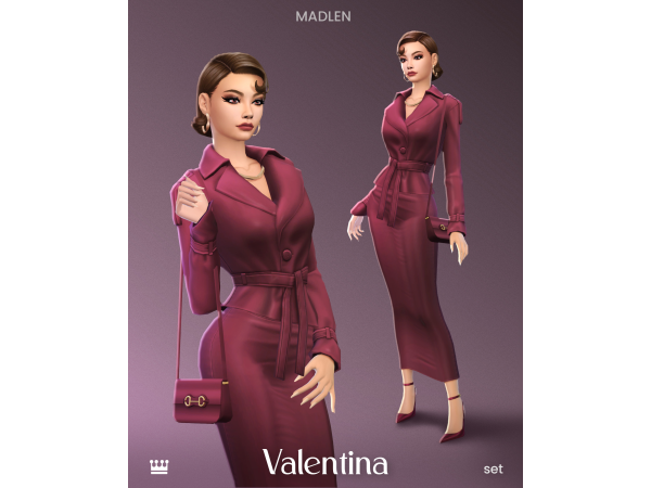 Maxis Match Valentina Set by madlen - The Sims 4 Custom Content