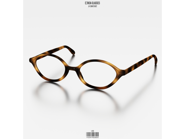 Alpha ERICA Glasses by mirosims2020 - The Sims 4 Custom Content