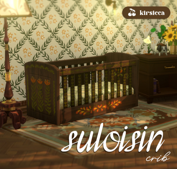 Maxis Match SULOISIN CRIB by simsfinds - The Sims 4 Custom Content