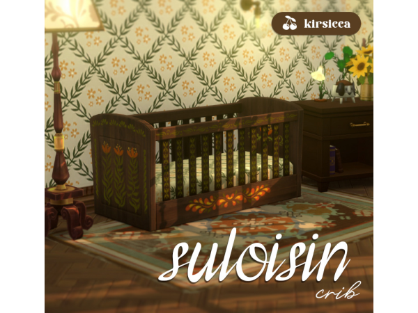 Maxis Match SULOISIN CRIB by kirsicca - The Sims 4 Custom Content