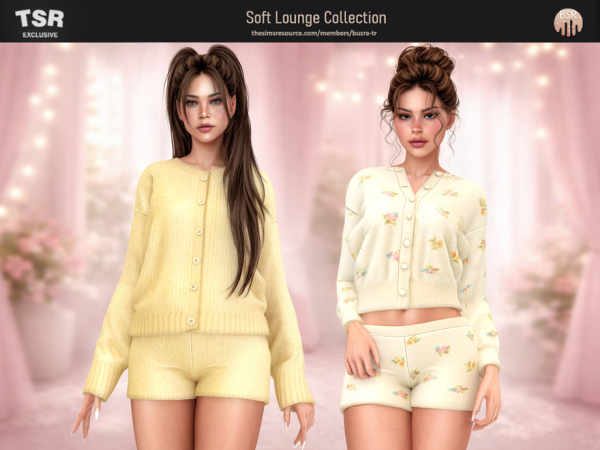 Alpha SET Soft Lounge Collection BD1666 - The Sims 4 Custom Content