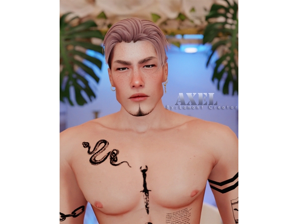 Mix axel male sim - The Sims 4 Custom Content