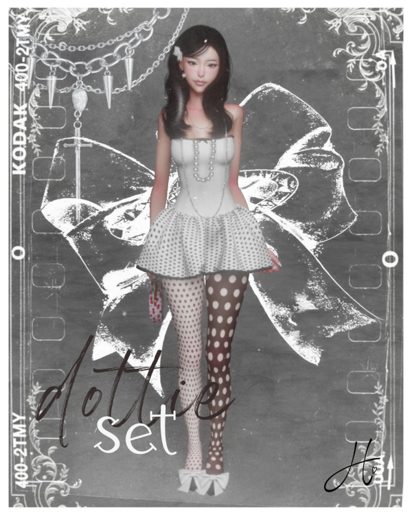 Mix heartquake dottie set by simsfinds - The Sims 4 Custom Content