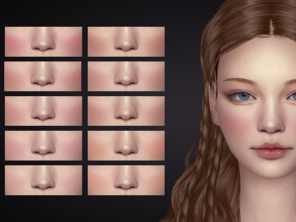 Alpha Margery Blush - The Sims 4 Custom Content