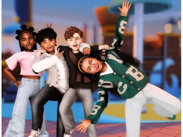 Sims 4 Maxis Mix Clothes CC: 🤍[KIDS PACK] SIMS DOWNLOAD