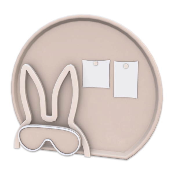 Maxis Match Comiko Kids Bunny Bedroom Board by comiko - The Sims 4 Custom Content