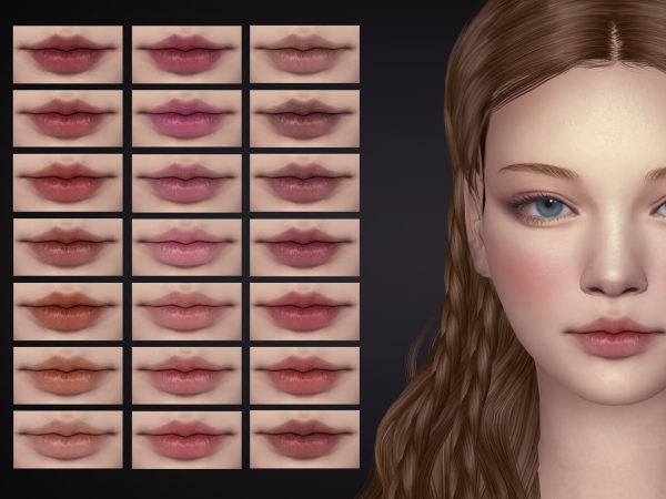 Alpha Margery Lipstick - The Sims 4 Custom Content