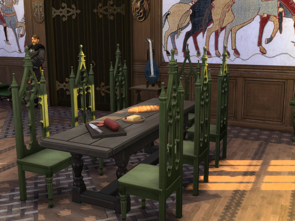 Alpha Fantasy Kingdom Lute Skill Central Hall - The Sims 4 Custom Content