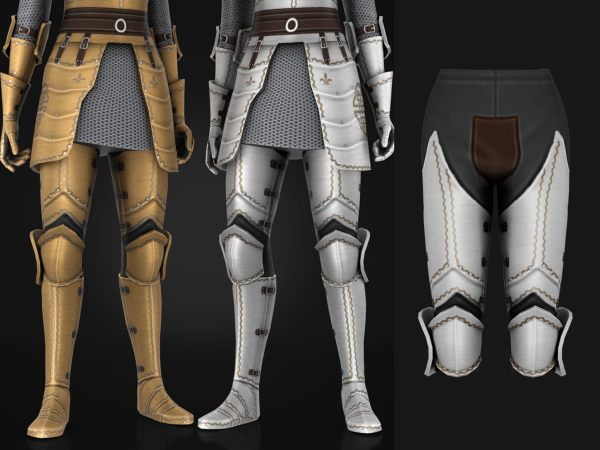 Maxis Match Knight Armor Set Legs Female - The Sims 4 Custom Content