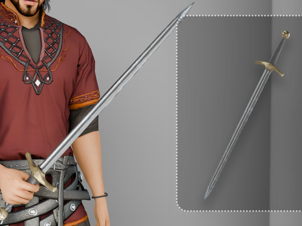 Alpha Basil Sword Set - The Sims 4 Custom Content