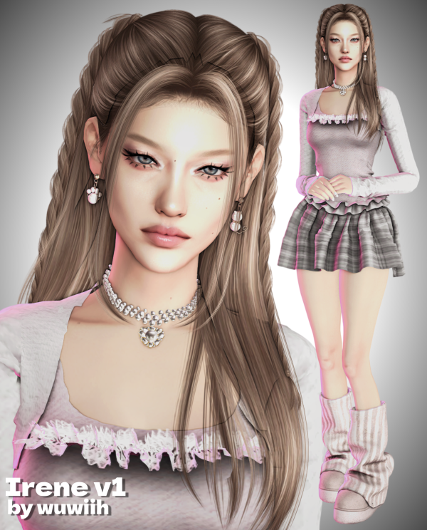 Alpha Irene v1 by simsfinds - The Sims 4 Custom Content