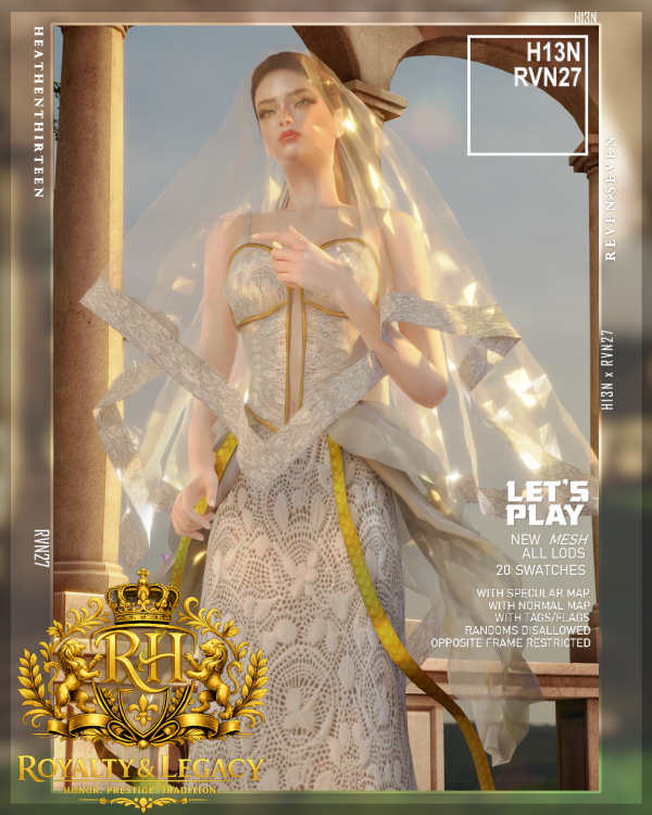 Alpha Lace Trim Blusher Wedding Veil (Hat) by simsfinds - The Sims 4 Custom Content