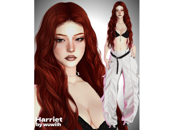 Alpha Harriet by wuwiih01 - The Sims 4 Custom Content