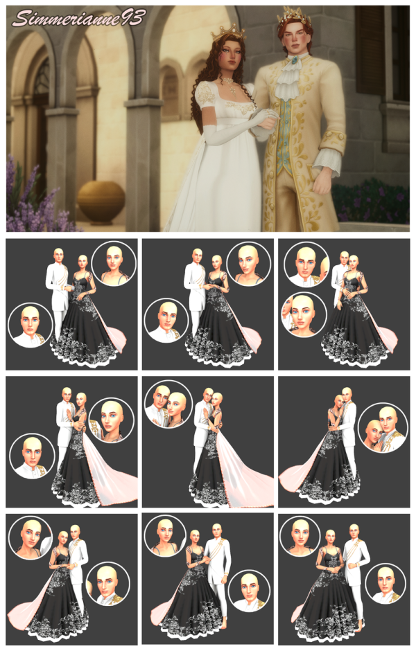 Maxis Match [Simmerianne93]Portrait_poses_30 by simsfinds - The Sims 4 Custom Content
