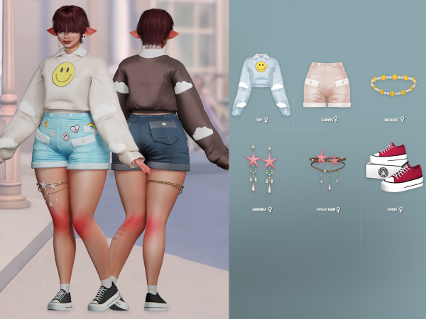Alpha Bright Lookbook - The Sims 4 Custom Content