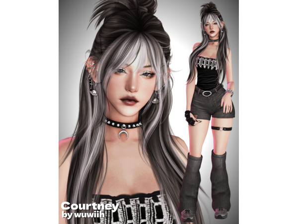 Alpha Courtney by wuwiih01 - The Sims 4 Custom Content
