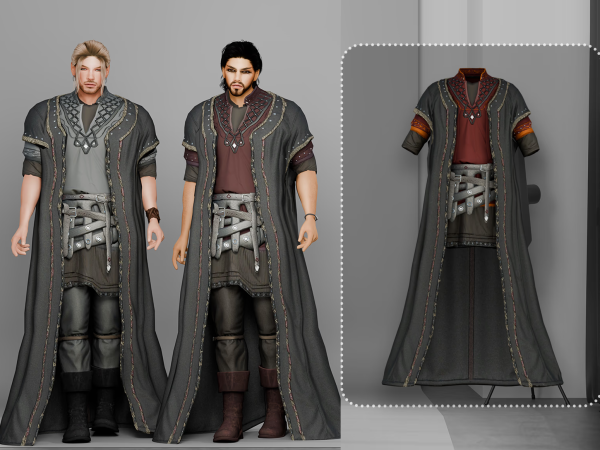 Alpha Basil Top V2 (Male) - The Sims 4 Custom Content