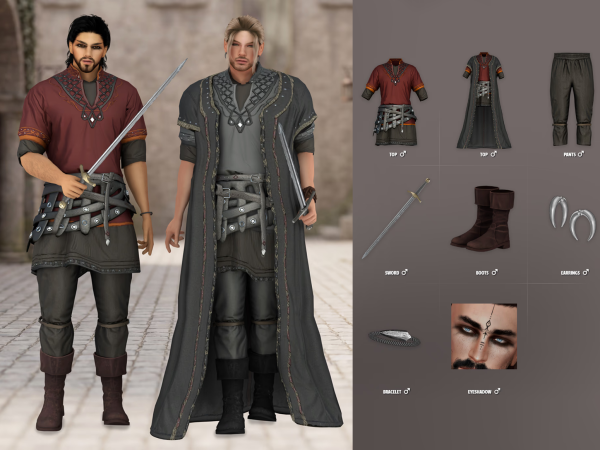 Alpha Fantasy Kingdom Basil Lookbook - The Sims 4 Custom Content