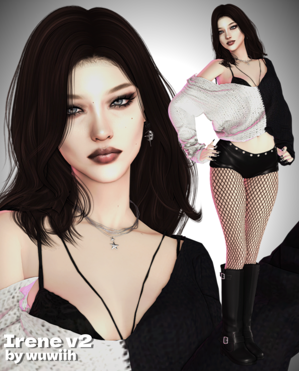 Alpha Irene v2 by simsfinds - The Sims 4 Custom Content