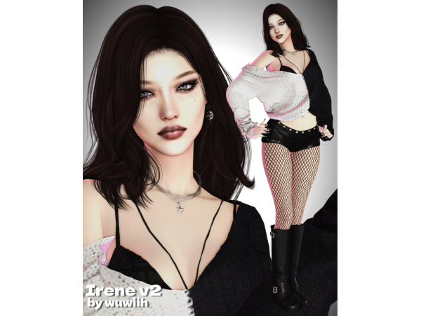 Alpha Irene v2 by wuwiih01 - The Sims 4 Custom Content