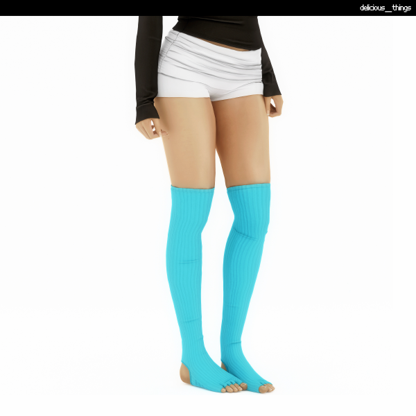 Alpha Paralia Body Pilates Socks by simsfinds - The Sims 4 Custom Content