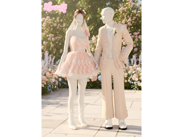Alpha 17 Summer Wedding Collection by Learxfl - The Sims 4 Custom Content
