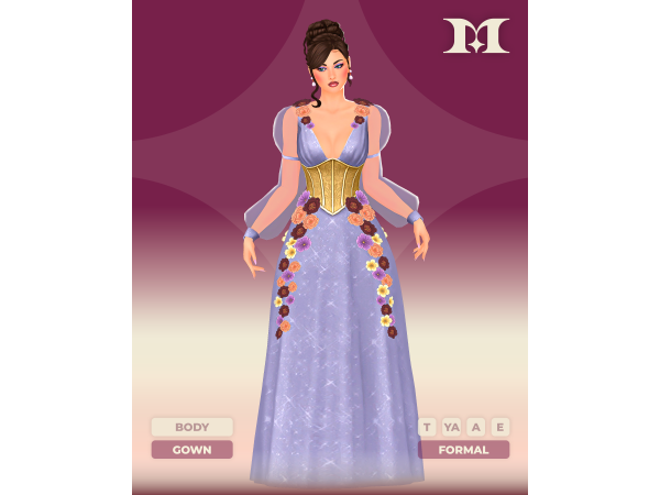 Ethereal Bloom Ball Gown by milliancc