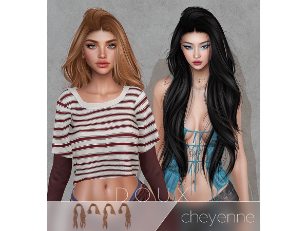 Alpha DOUX Cheyenne - The Sims 4 Custom Content