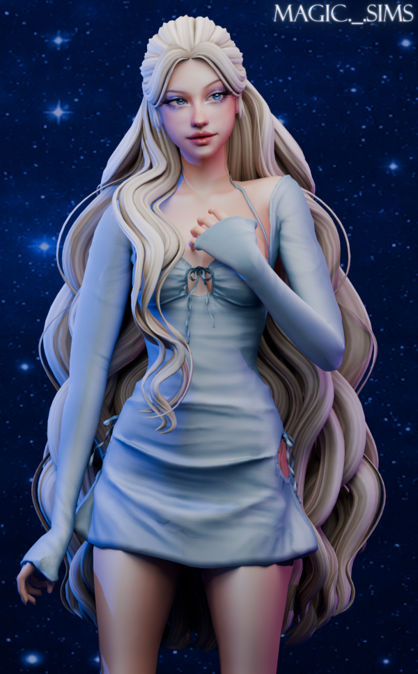 Maxis Match Rastha hair Magic_sims by simsfinds - The Sims 4 Custom Content