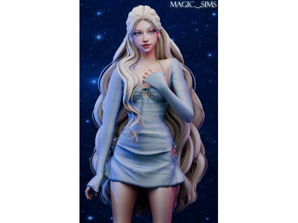 Maxis Match Rastha hair Magic_sims - The Sims 4 Custom Content