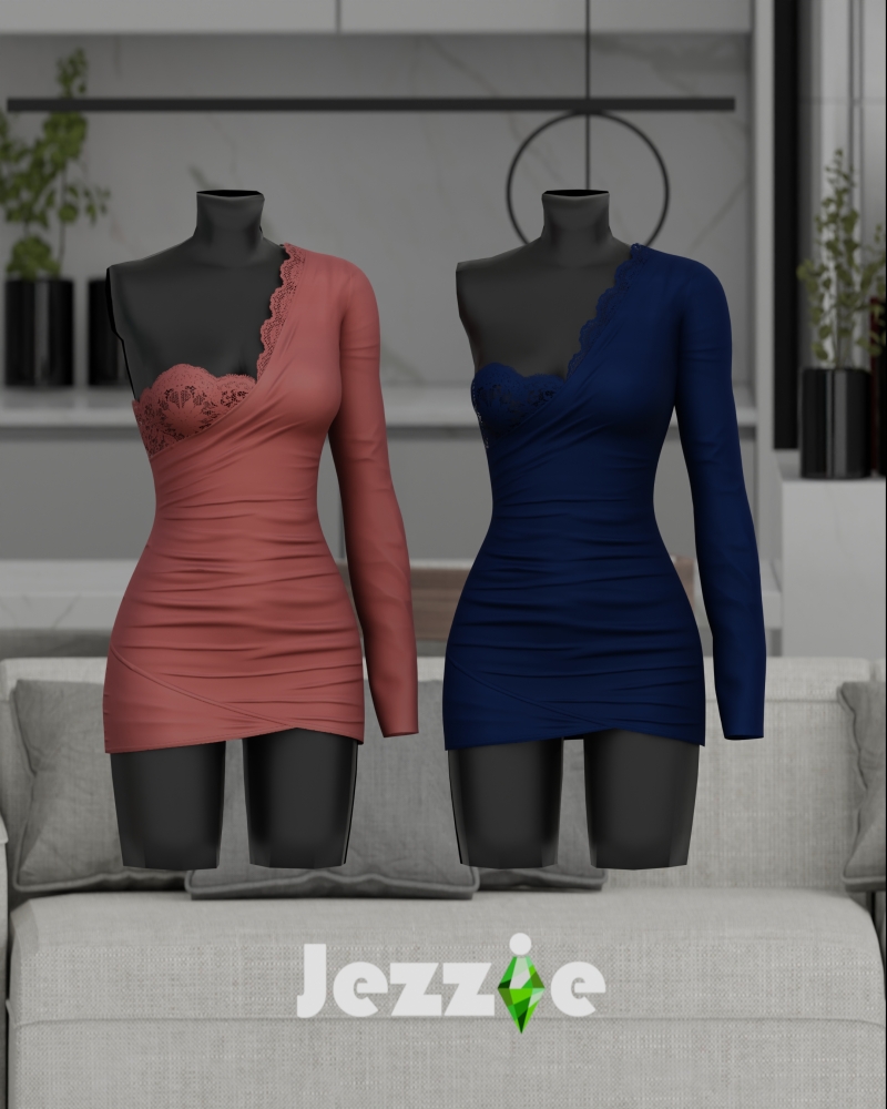 Alpha JEZZIETS4 GLAM LACE by jezziets4 - The Sims 4 Custom Content
