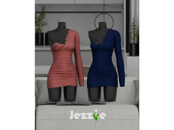 Alpha JEZZIETS4 GLAM LACE - The Sims 4 Custom Content