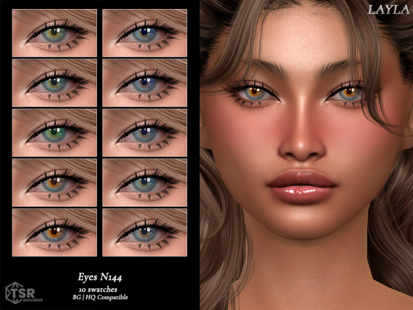 tsr - Realistic Eyes N144