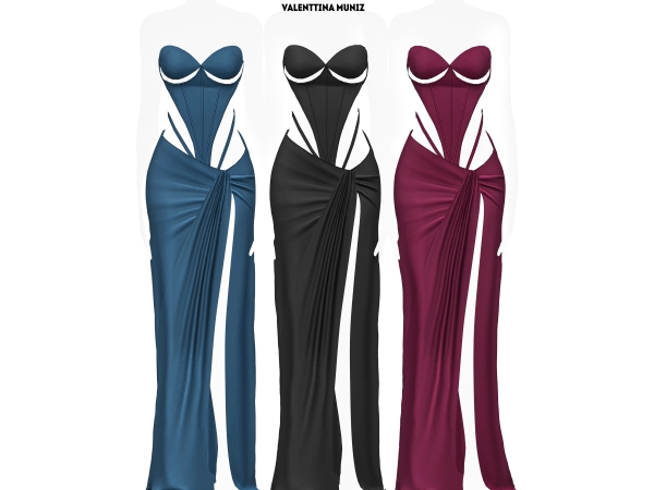 Alpha Irina Shayk Dress Exclusive Content - The Sims 4 Custom Content
