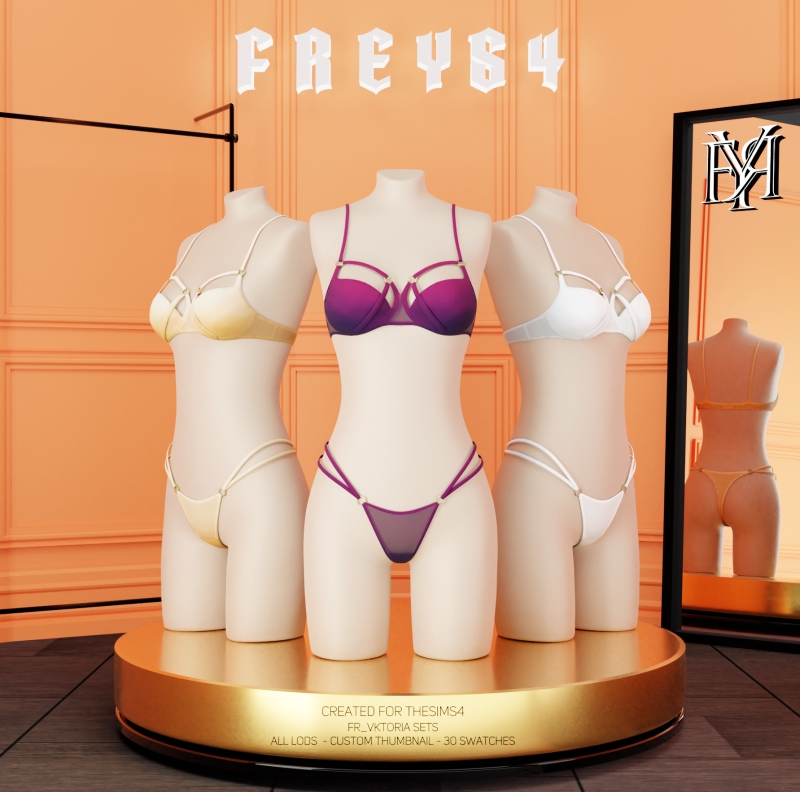 Alpha FR_Vktoria Sets by freys4 - The Sims 4 Custom Content