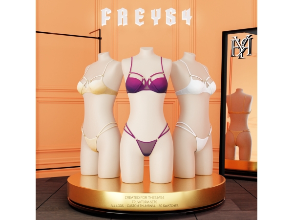 Alpha FR_Vktoria Sets - The Sims 4 Custom Content