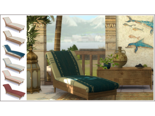 Alpha Minos Lounger by philo - The Sims 4 Custom Content