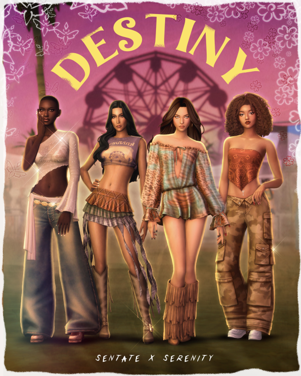 Maxis Match The Destiny Collection by simsfinds - The Sims 4 Custom Content