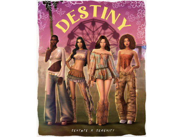 Maxis Match The Destiny Collection by Sentate Serenity - The Sims 4 Custom Content