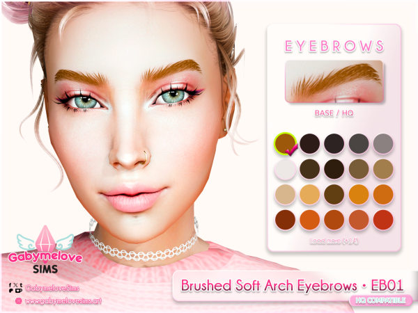 Brushed Soft Arch Eyebrows • EB01