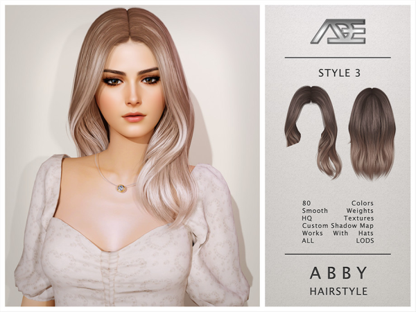 Abby - Style 3 (Hairstyle)
