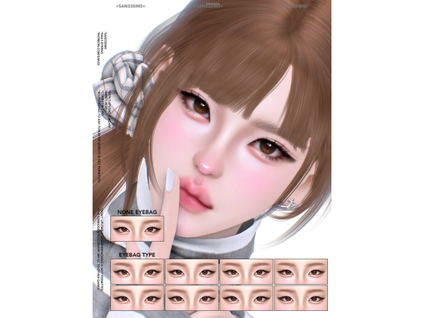 Mix 333Daily Eyebag - The Sims 4 Custom Content