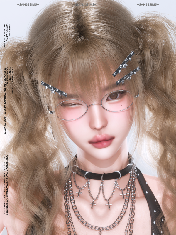 Alpha 333Astrae Hairpin by simsfinds - The Sims 4 Custom Content